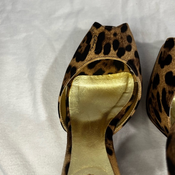 Dolce&Gabanna Leopard Print Woman’s Heels. Size: 7W - Picture 6 of 11